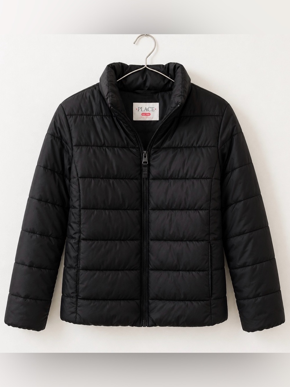 The Children’s Place Black Puffer Jacket – Girls XL (14)